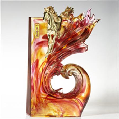 一马当先 琉璃摆件淘礼巴巴