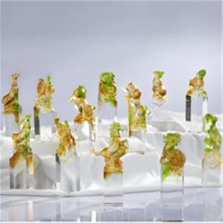 印证人生 琉璃摆件 生肖印章(高贵黄)淘礼巴巴