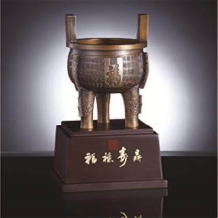 福禄寿鼎 铜铸摆件淘礼巴巴