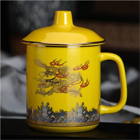 帝王红中华龙杯[帝王黄]淘礼巴巴