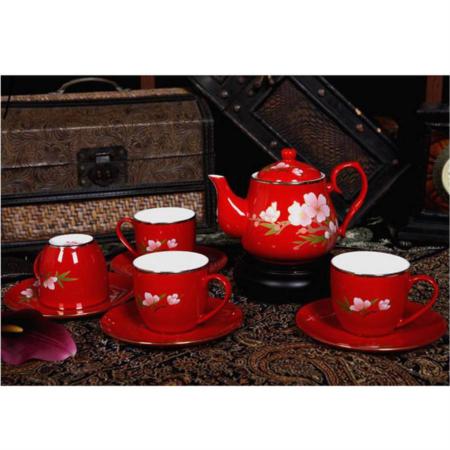 帝王红雪梅茶具淘礼巴巴