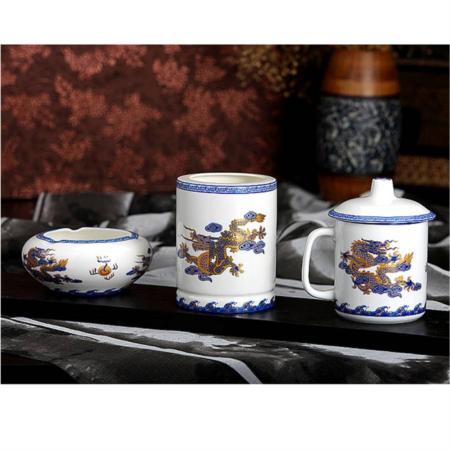 帝王红盛世腾龙青花套装淘礼巴巴