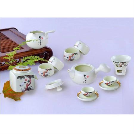 负离子松鹤呈祥雅韵茶组淘礼巴巴