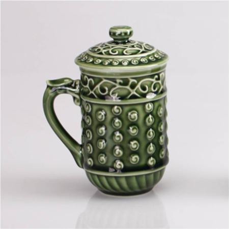 负离子乾坤杯(绿釉)淘礼巴巴