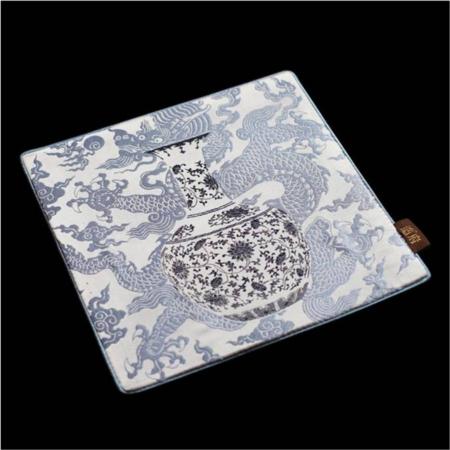 丝绸元青花鼠标垫淘礼巴巴