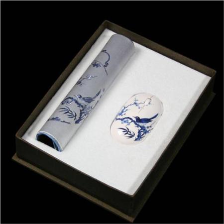 丝绸元青花·喜上眉梢两件套淘礼巴巴