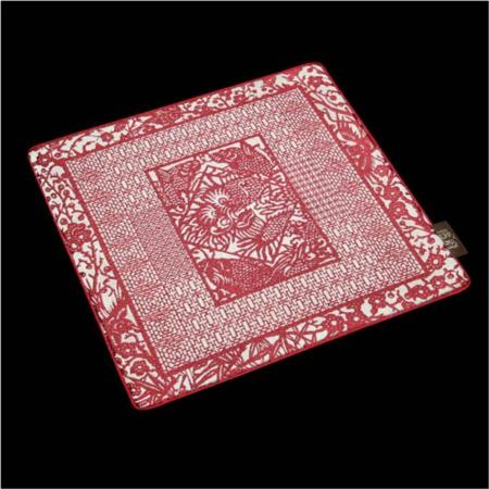 丝绸中国剪纸鼠标垫淘礼巴巴