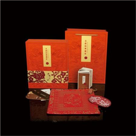 丝绸中国剪纸三件套淘礼巴巴