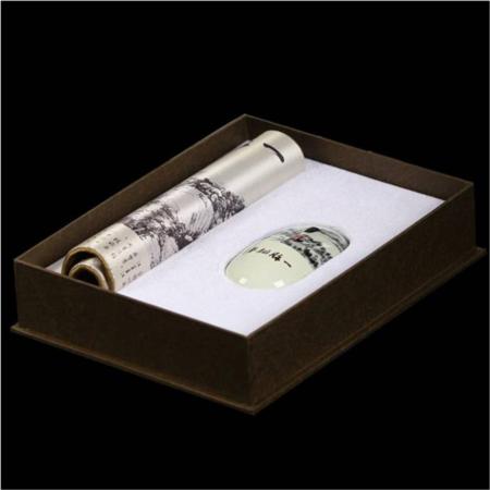 丝绸富春山居图二件套淘礼巴巴