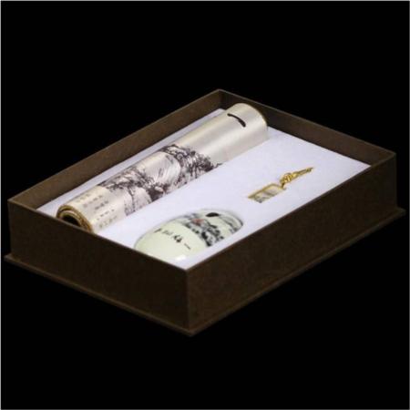 丝绸富春山居图三件套淘礼巴巴