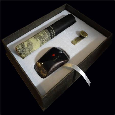 丝绸清明上河图三件套淘礼巴巴