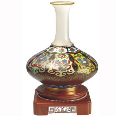 祥钰精品  吉祥八宝景泰蓝摆件家居工艺摆件办公室摆件淘礼巴巴