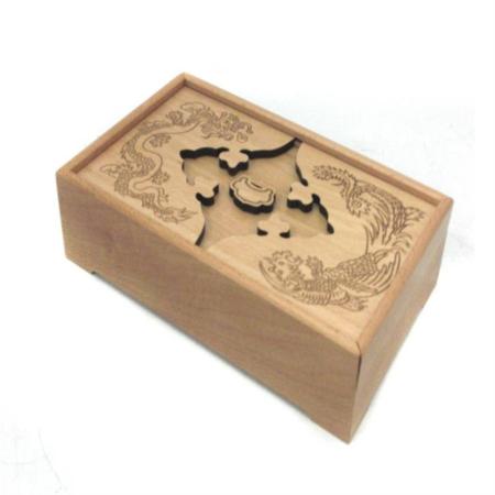 木制孔明连环锁珠宝盒